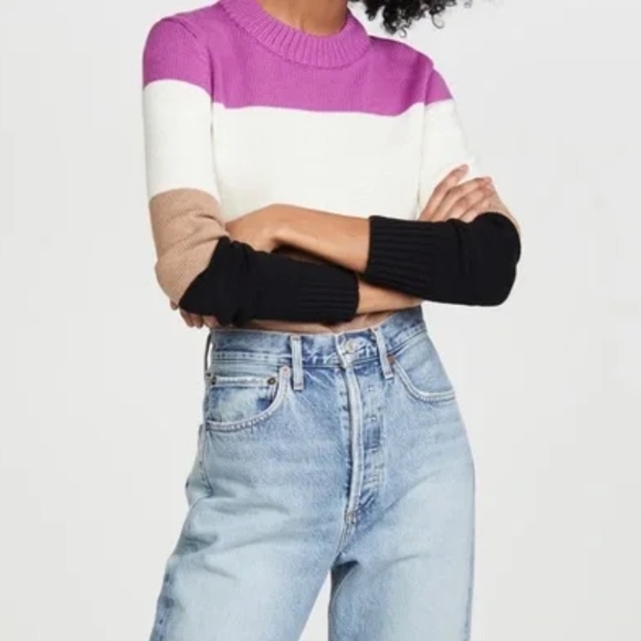 Shopbop wide stripe sweater L New - Picture 12 of 16